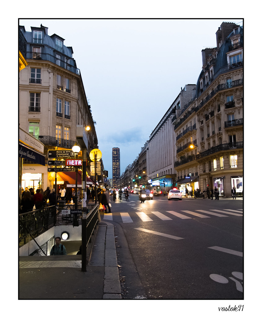 Sortie métro Saint Sulpice Rue de Rennes Paris 6éme Flickr