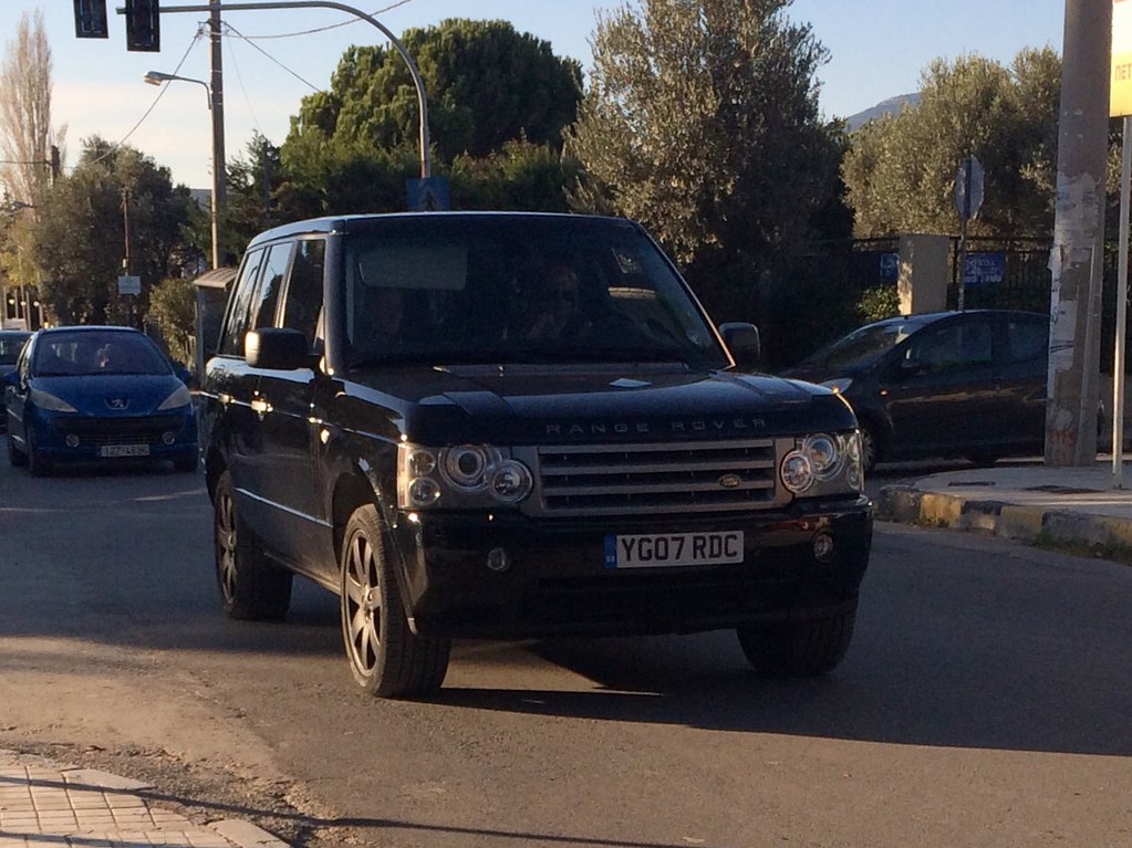YG07 RDC, Leeds, UK Range Rover Seen in Athens, Greece