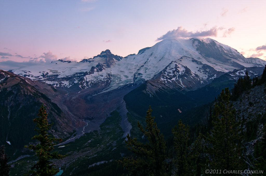 Mt Rainier from Glacier Overlook Charles Conklin Flickr