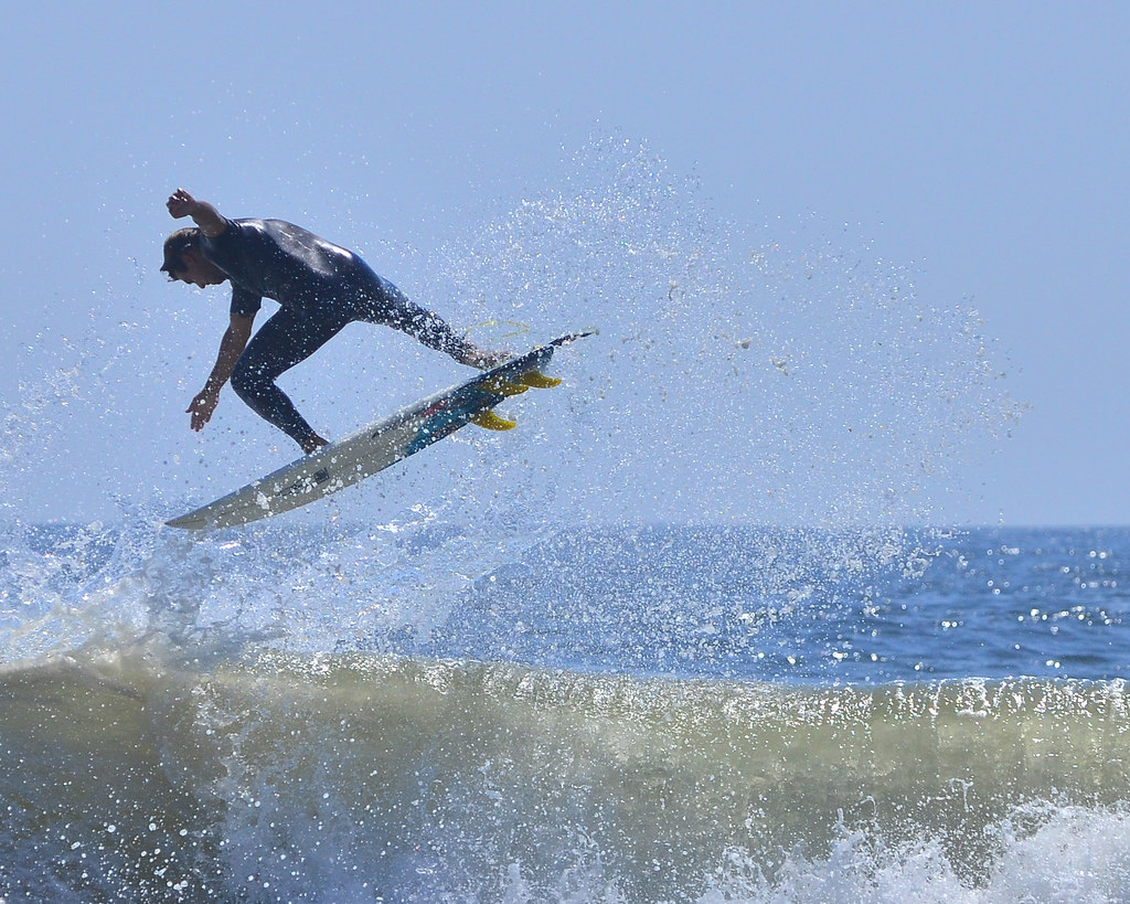 surfing surfer Long Beach NY Long Beach New York Hurricane… Flickr