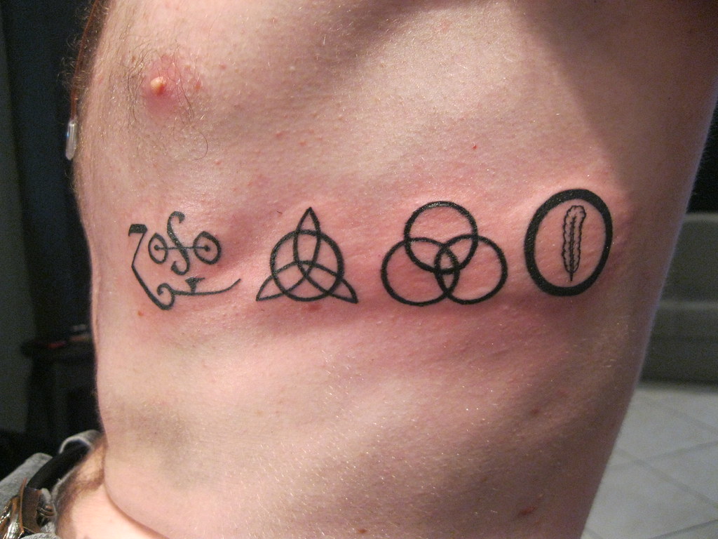 Led Zeppelin Symbols Wallpaper