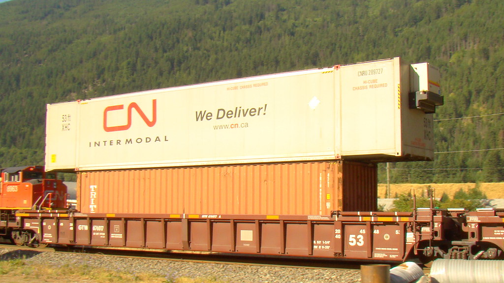 CN Refrigerated Container Boston Bar BC. CN Intermodal 53'… Flickr