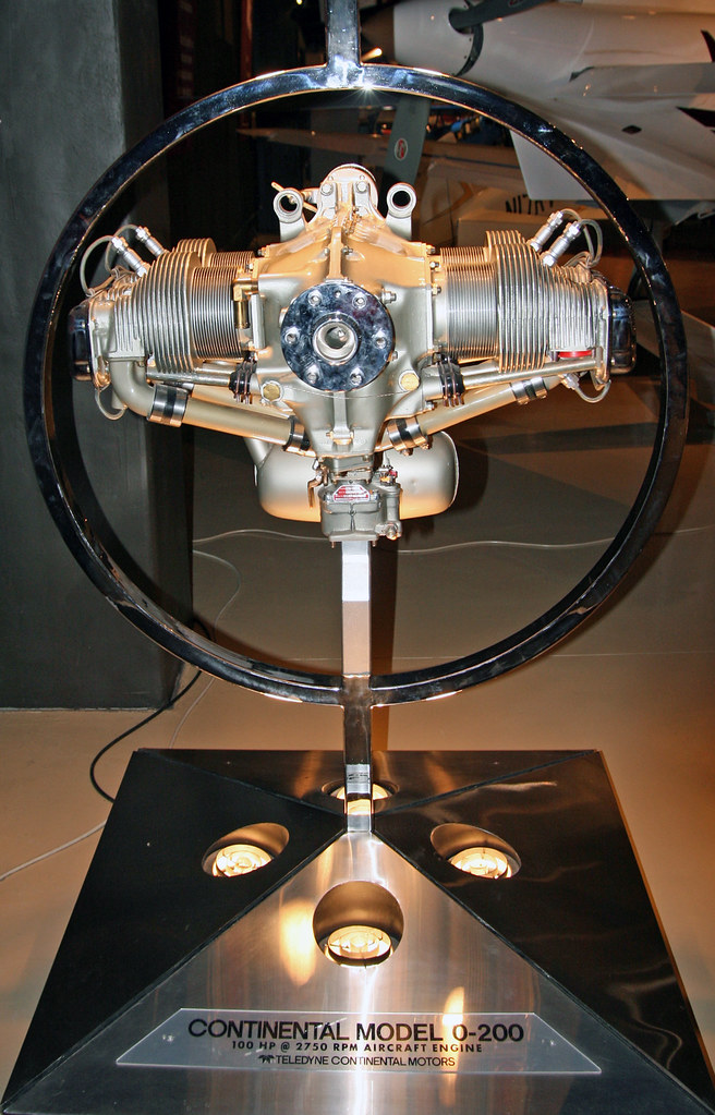 Continental O-200 | Power for this engine was 100 hp at 2750… | Daniel