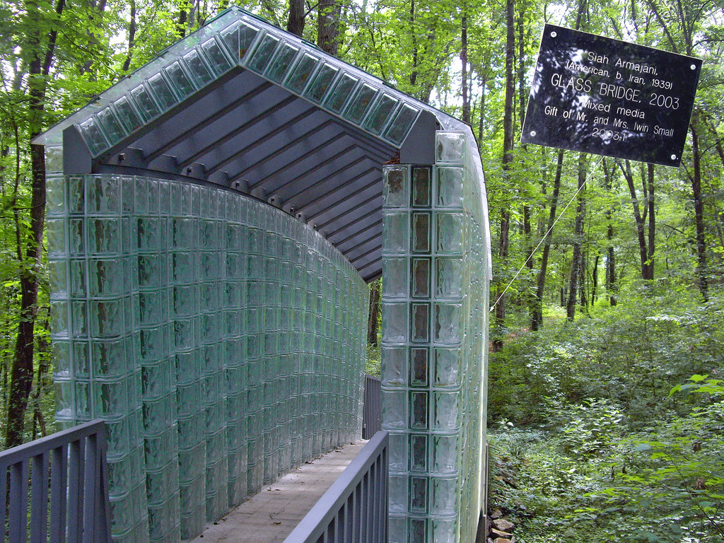 'Glass Bridge, 2003' by Siah Armajani Carell Woodland S… Flickr