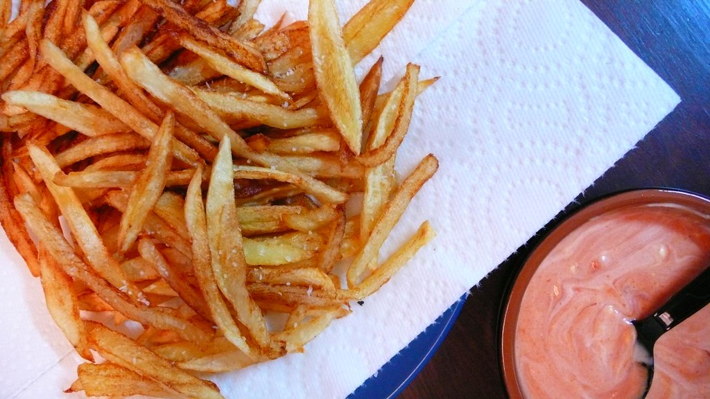 Homemade Fries with Ketchupmayo Dip My wife makes the be… Flickr