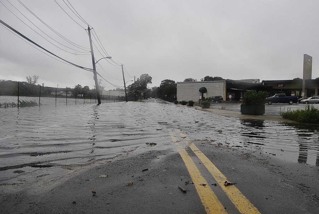 Oakland Ave, Harrison Flood Flooding from the marsh, acros… Flickr