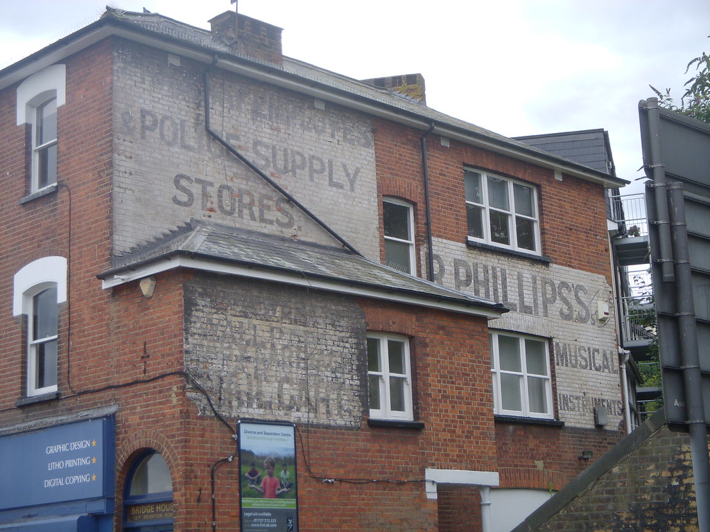 1 Brighton Road Redhill Ghost Signs Simon Orr Flickr