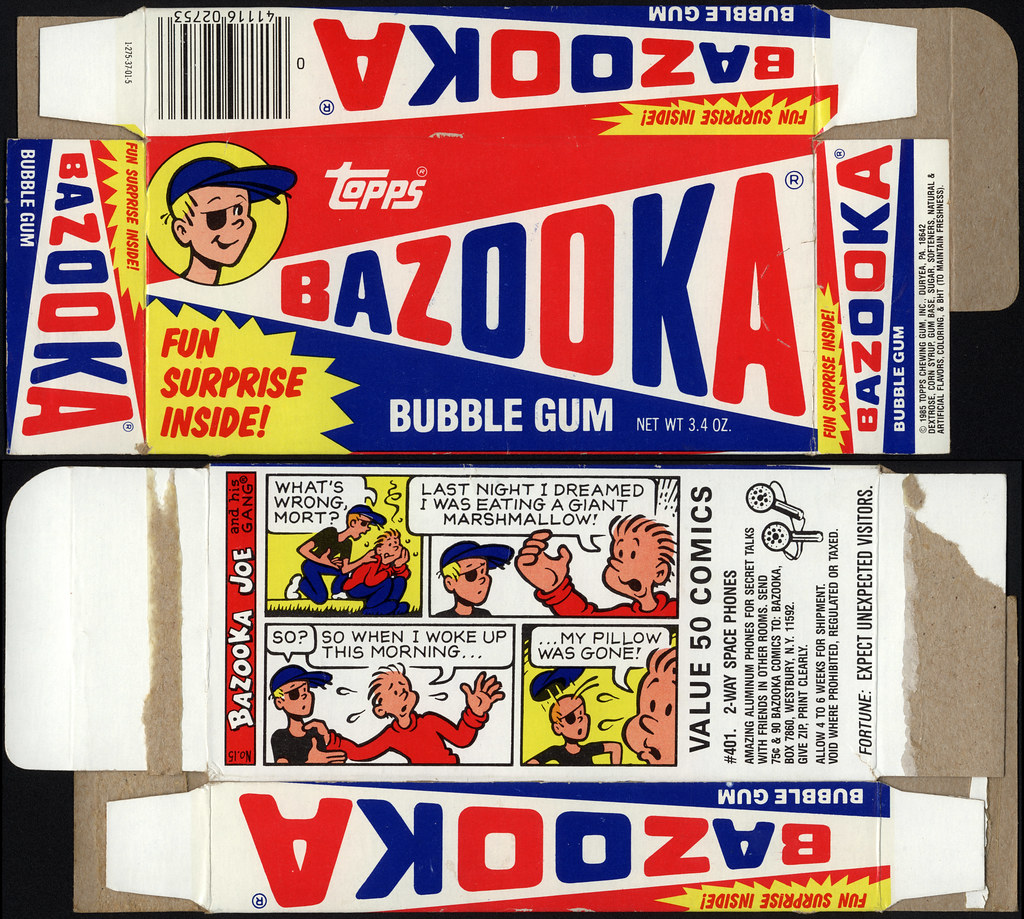 1960's Bazooka Joe Comics Bubble Gum Cartoons Vintage