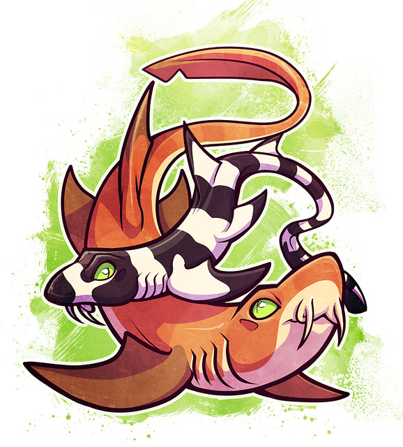 bamboo sharks Artwork by Katie (SqueedgeMonster) Murphy … Flickr