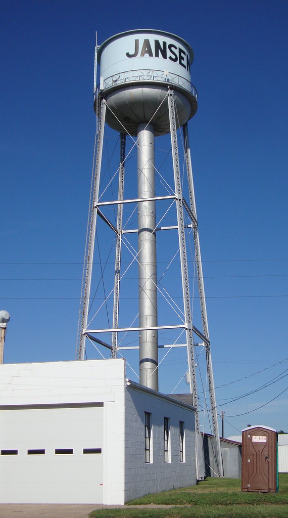 Jansen, Nebraska Water Tower Jansen is a small community l… Flickr