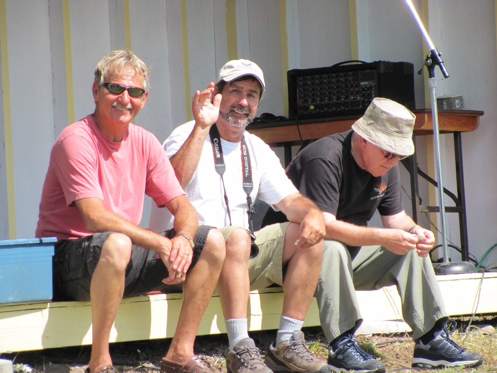 Laurie Ward with me and Ian Joyce at Jemseg Car Show Flickr