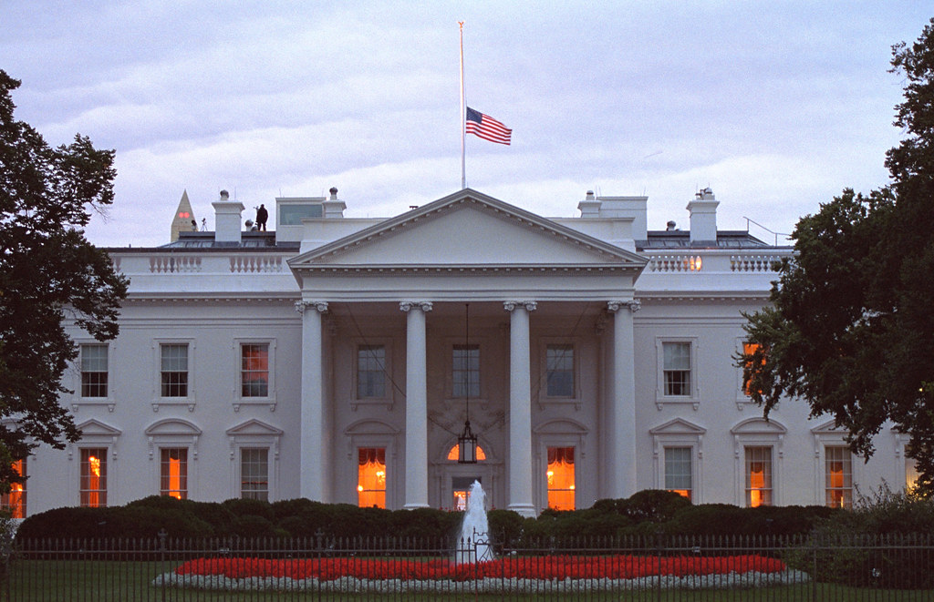 911 White House Grounds, 09/14/2001. Original Caption Th… Flickr