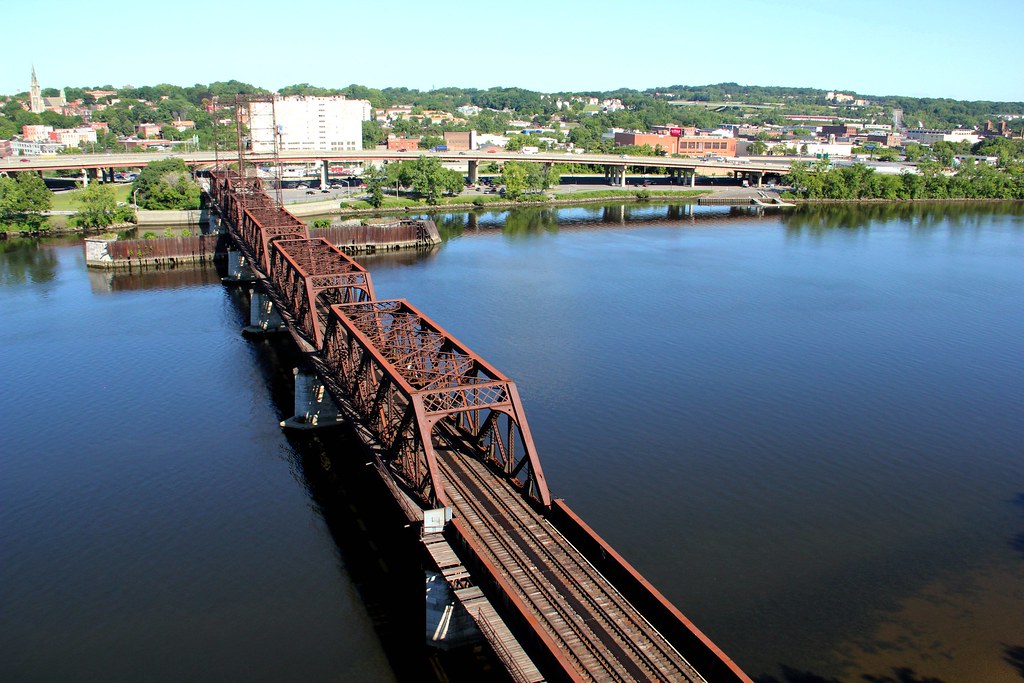 August 12 2011 Livingston Avenue Swing Bridge New York Albany New York