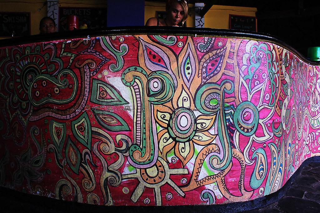 Pogo bars amazing (he)art work Rebecca Danielson's mural, … Flickr