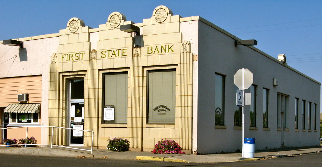 First State Bank. La Crosse, Washington A stately old bank… Flickr