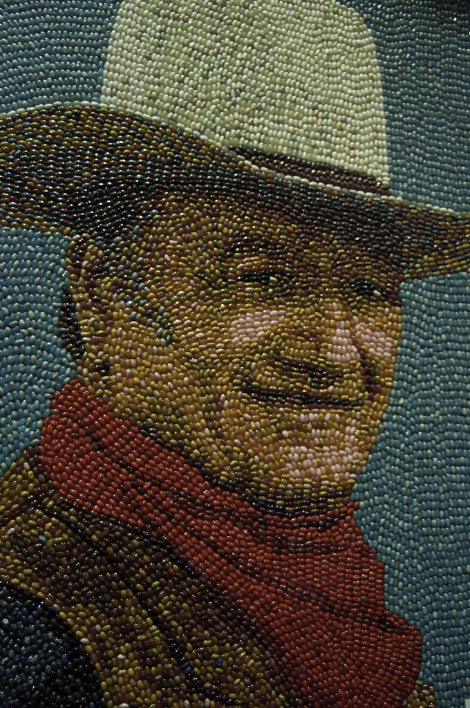 Jellybean Portrait of 'The Duke', John Wayne This portrai… Flickr