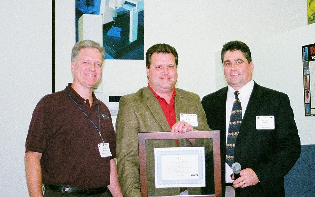 M&H Engineering receives 40 yr membership plaque Michael P… Flickr