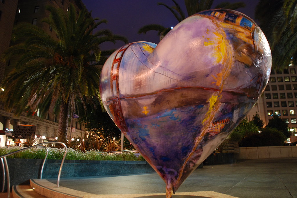 Heart Sculpture, Union Square, SF San Francisco CA ho_hokus Flickr