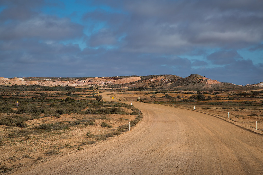 William Creek Road/Coober Pedy On commence à voir se dessi… Flickr