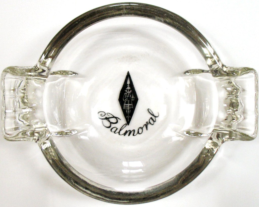 Balmoral Hotel Miami Beach, Fl Glass winged ashtray Flickr
