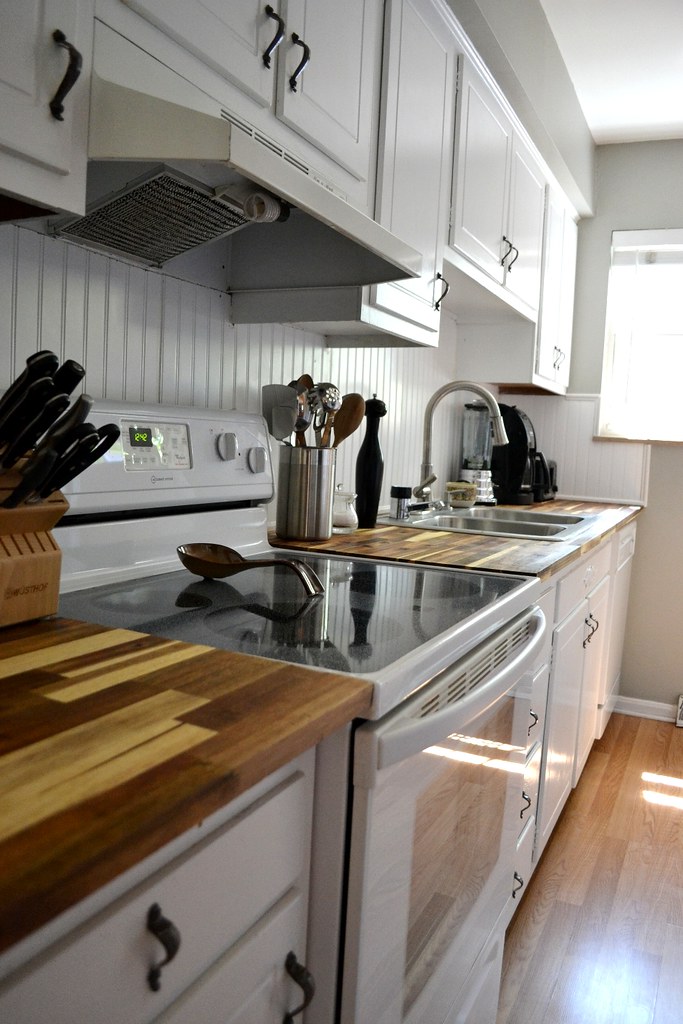 DSC_1071 Beautiful Acacia wood countertops were installed … Flickr