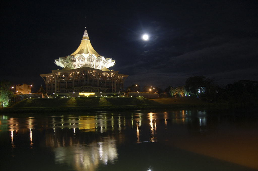 DUN Kuching Sarawak Waterfront Taken from Kuching