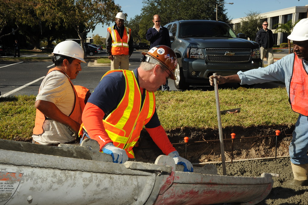 Mayor Dyer WorkAlong with Sidewalk Crews Flickr