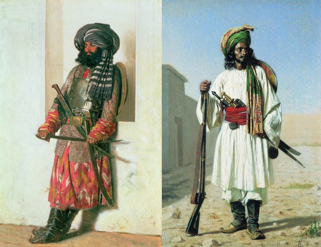 Afghan Warriors 19th century paintings of Piotr Petrovitch… Flickr