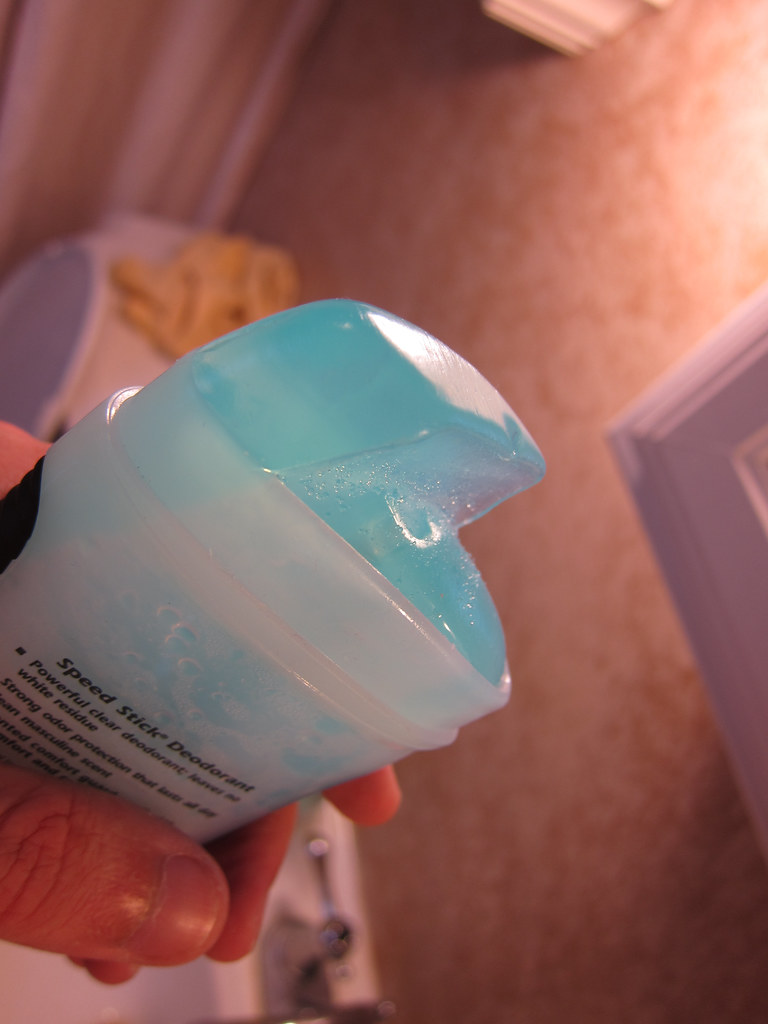 Apparently you can't leave deodorant in a hot car Because … Chris