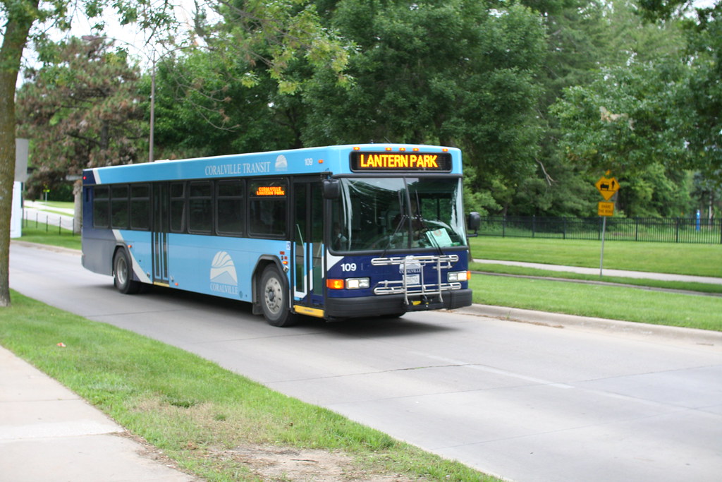 Coralville Transit bus University of Iowa in Iowa City n… Flickr