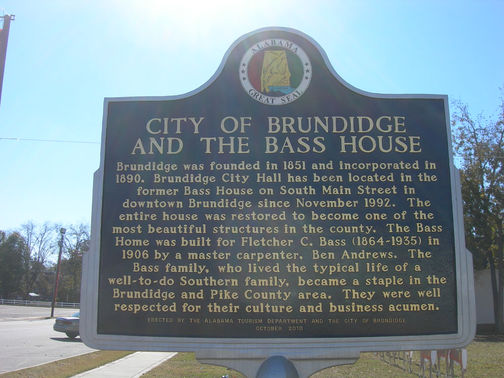 Brundidge Historic Marker a photo on Flickriver