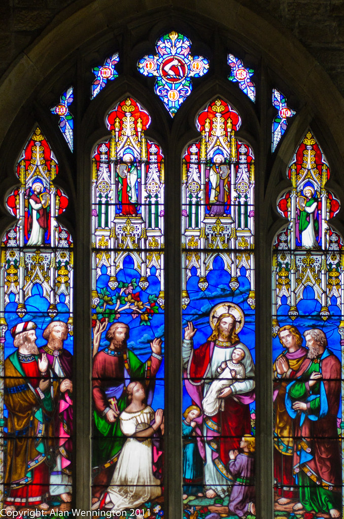 Stained Glass updated Newcastle Cathedral. Cropped differe… Flickr