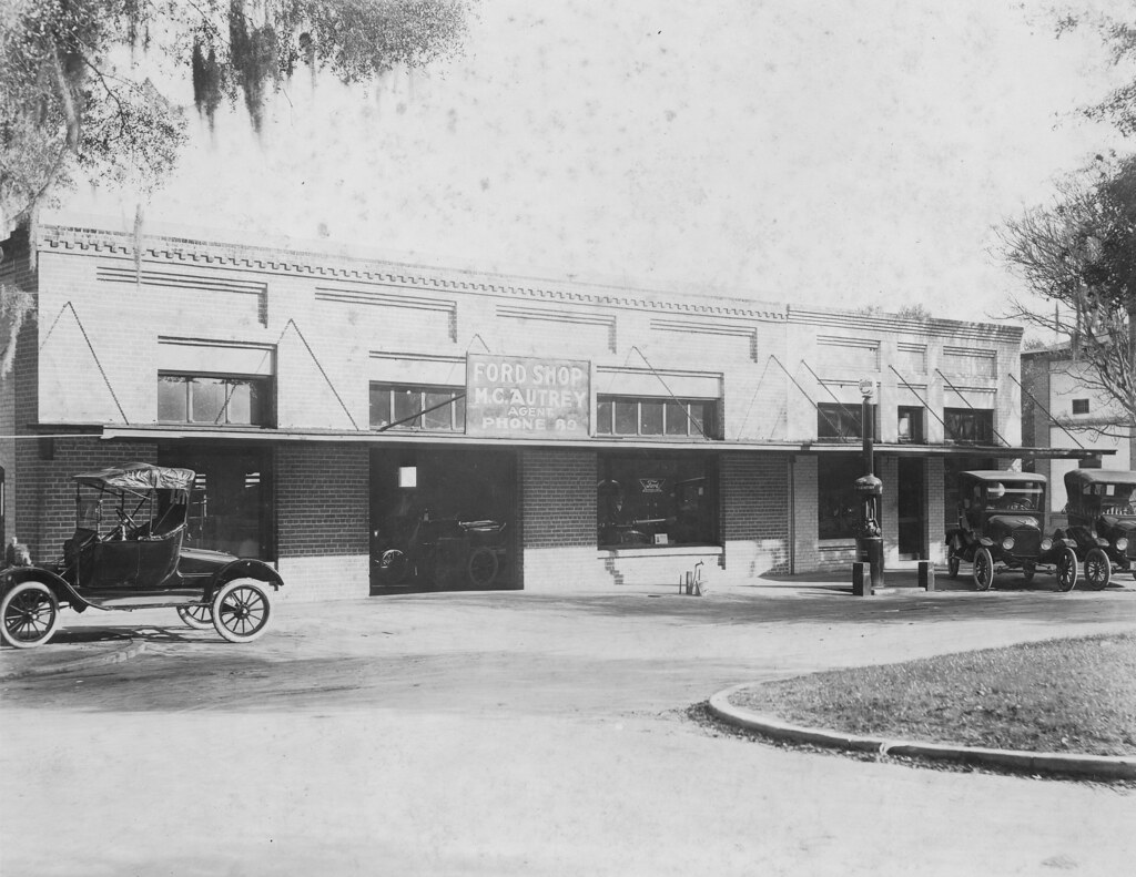 Ford Shop Ford Shop, Dade City. M. C. Autrey, owner. Photo… Flickr
