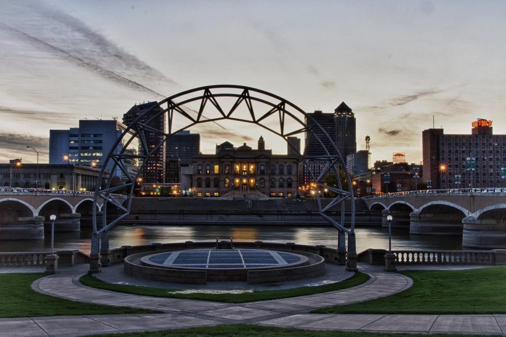 Des Moines River Walk Amphitheater Des Moines has been ren… Flickr