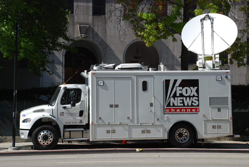 Fox News Channel Freightliner truck, Los Angeles. So Cal Metro Flickr