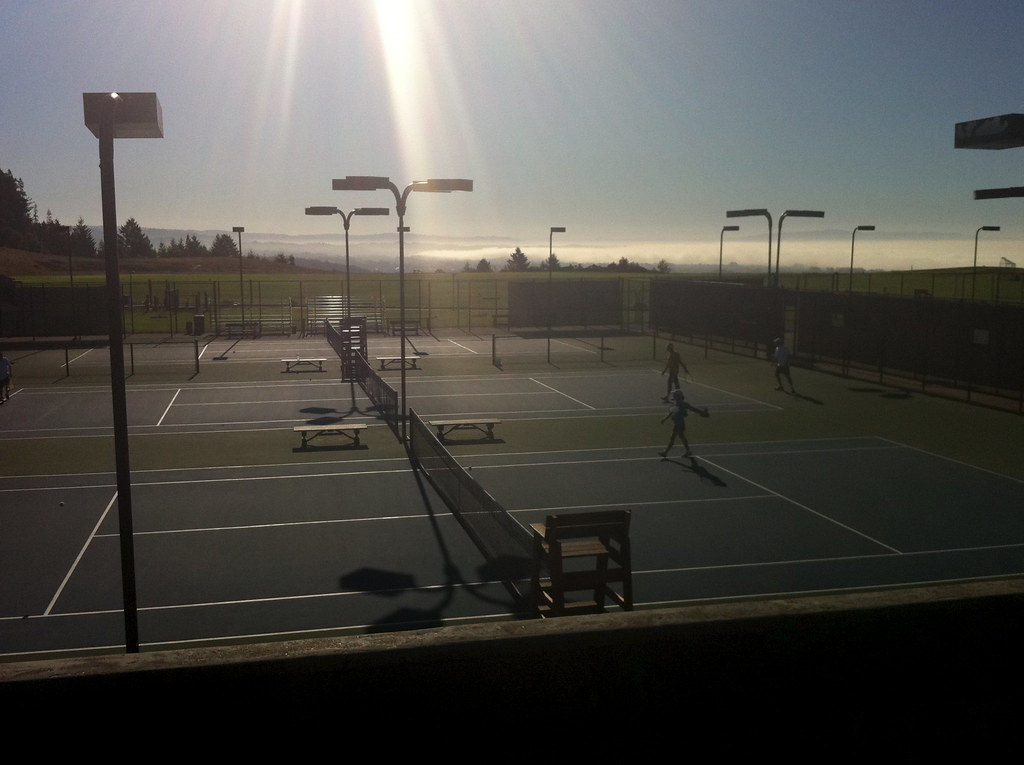 ucsc tennis courts I attended a 3 day tennis camp at UCSa… Flickr