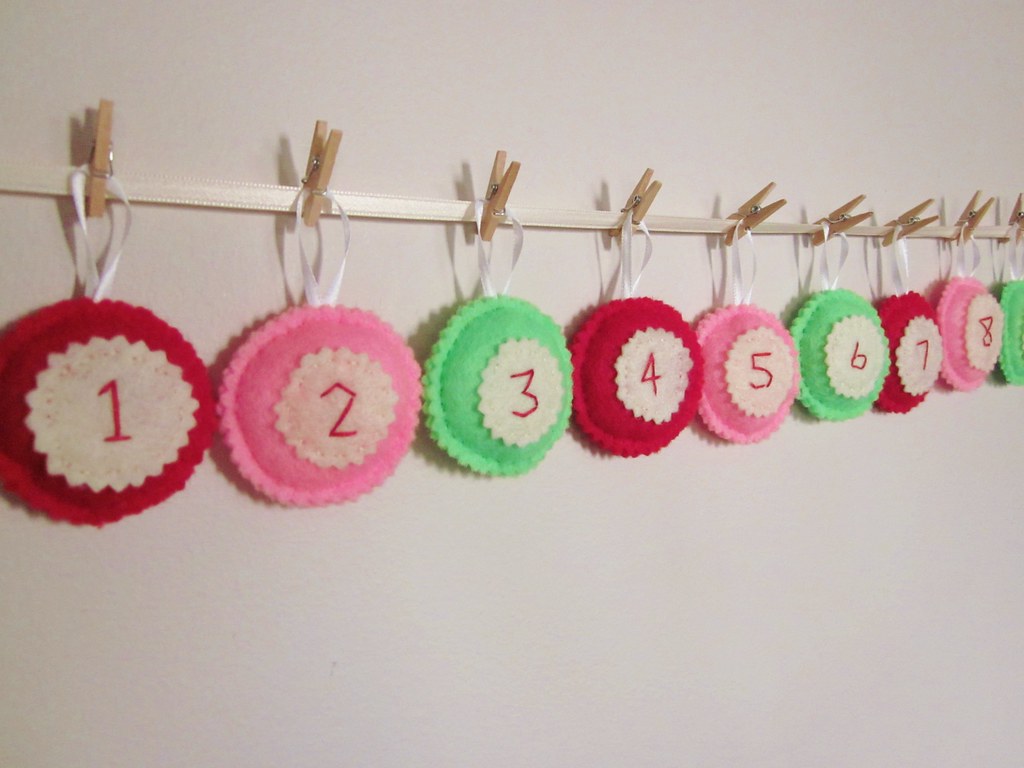 Numbered Christmas Ornaments 12 Ornament Advent 12 numbered ornaments to count down to … Flickr