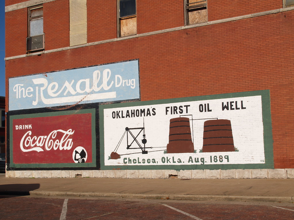 Chelsea OK Oklahoma Route 66 Old Historic town on the Rout… Flickr
