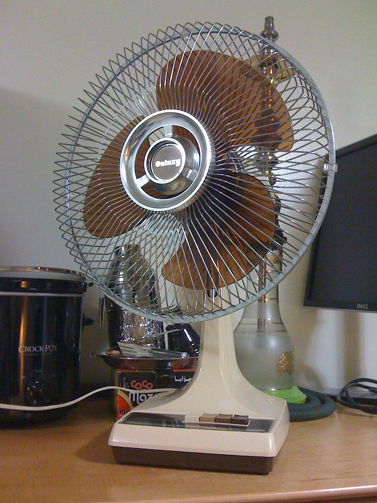 Brown galaxy desk fan 1 John K. Flickr