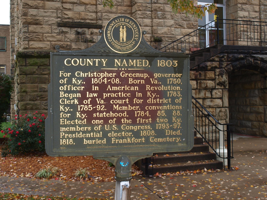 Greenup County marker, Greenup, KY Bill Eichelberger Flickr