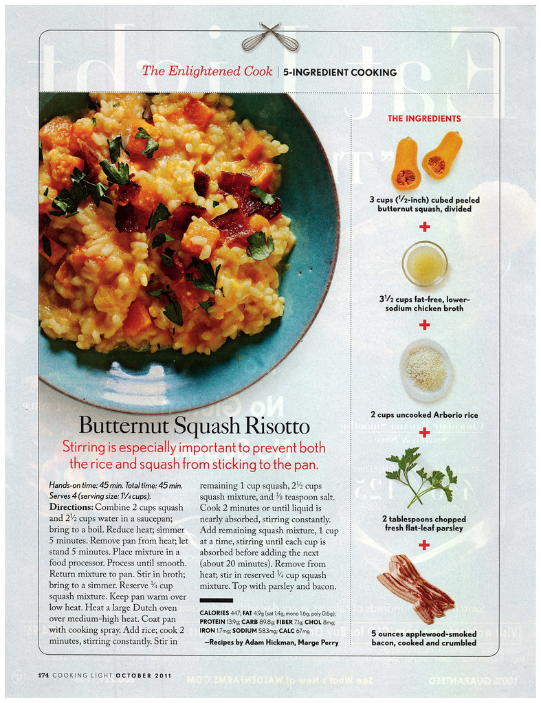 Entree Butternut Squash Risotto Cooking Light 201110 Flickr