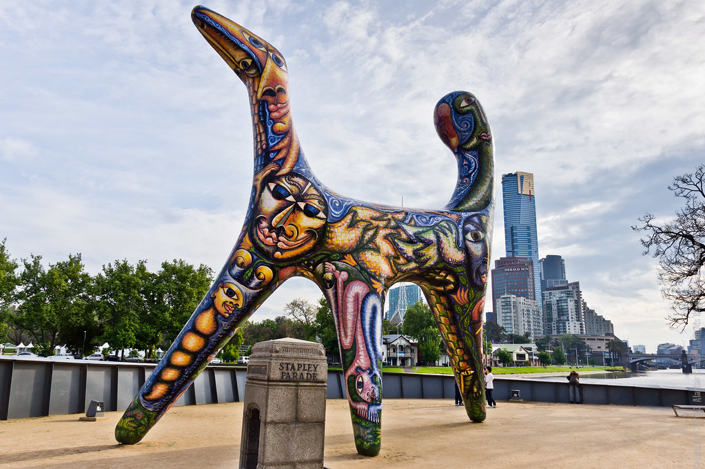 Sculpture A sculpture in Melbourne, Victoria, Australia alchall Flickr