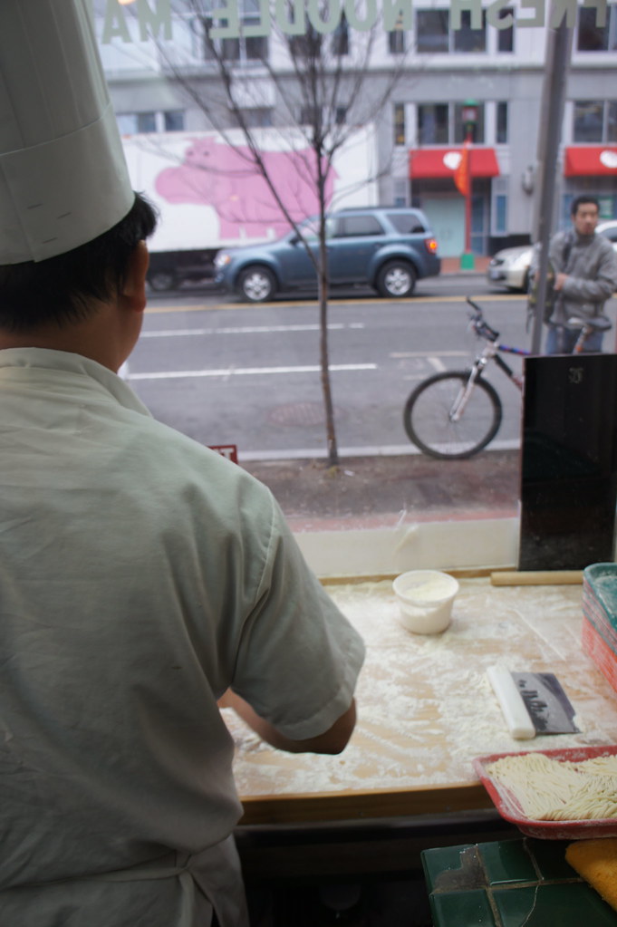 Noodle maker at Chinatown Express Washington, DC. www.npr.… Flickr