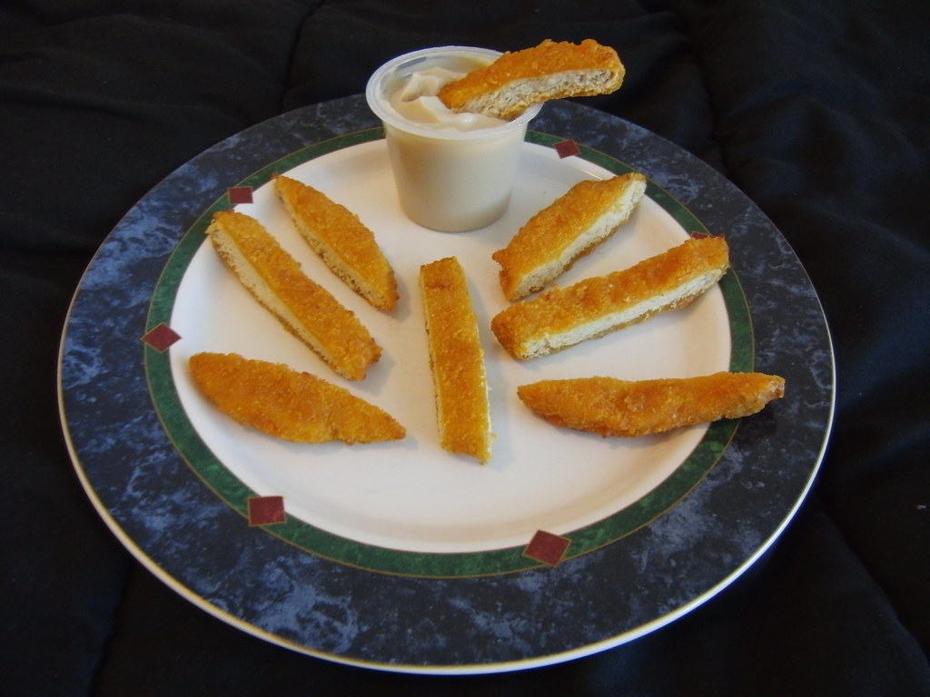 Vegan Fish Fingers & Custard To prepare for the next episo… Flickr