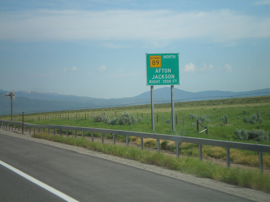 US30 West/WY89 North Approaching WY89 US30 West/WY89 … Flickr