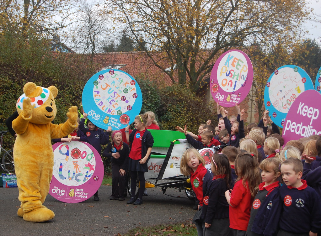Pudsey! The children were very excited to meet Pudsey Bear… Flickr
