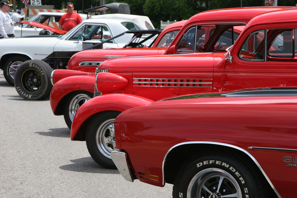 Lined up Scenes from the annual Old Car show in Vicksburg,… Flickr