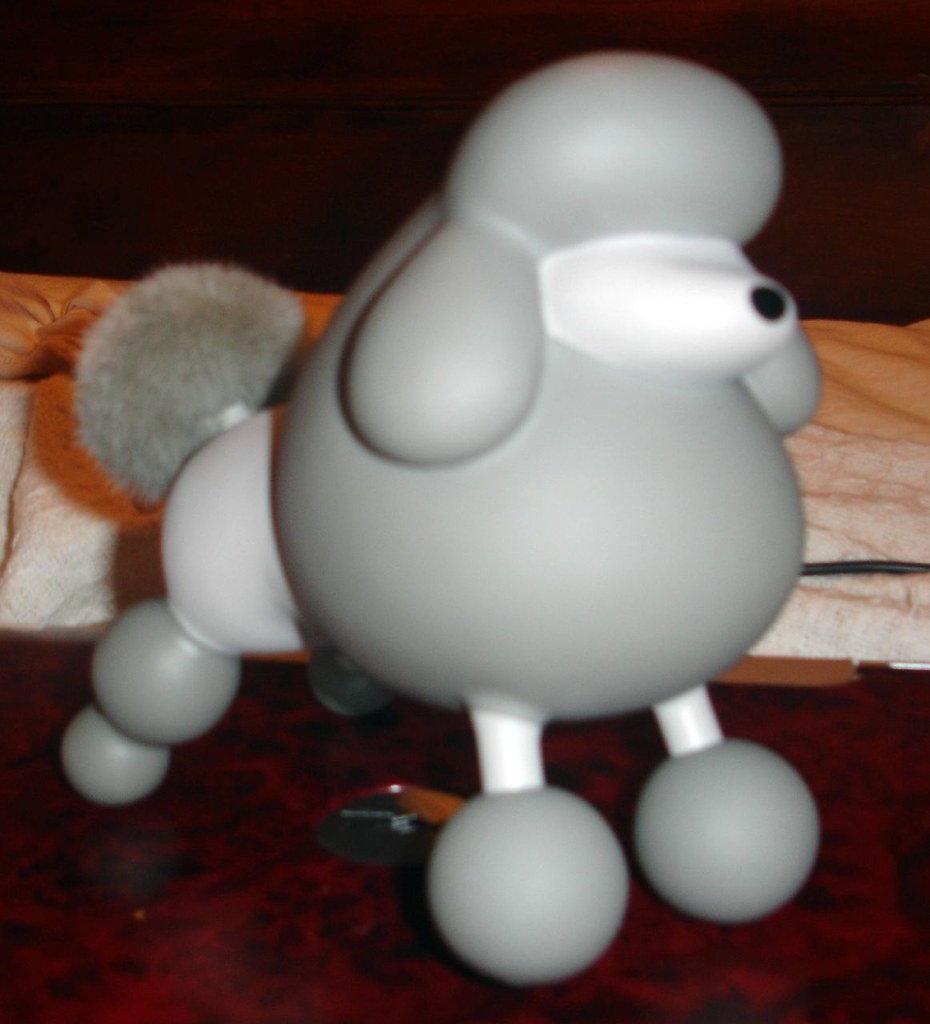 Poodle Bank front Awesome poodle piggybank that Jules' so… Flickr