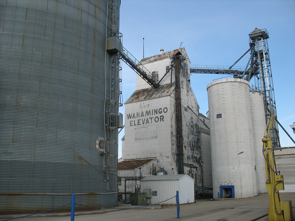 Grain elevator at Wanamingo, Minnesota Redwin Law Flickr