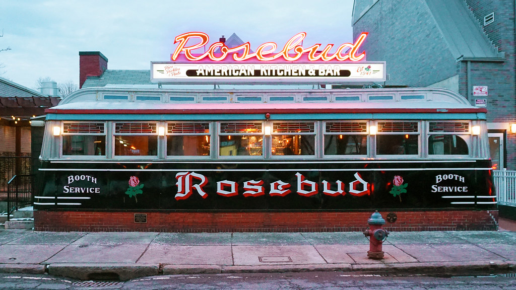 rosebud diner davis square, somerville, ma Nyc Inexile Flickr